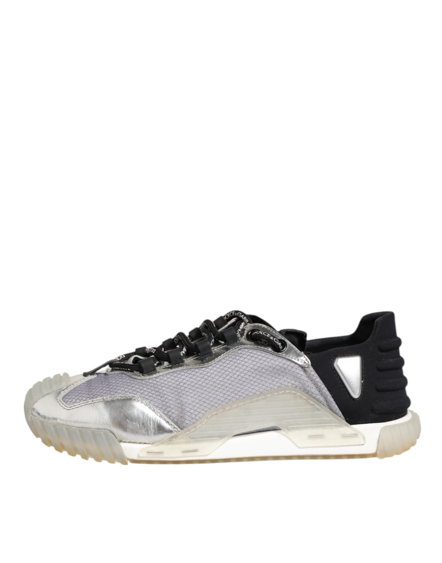 Dolce & Gabbana Multicolor Silber Logo Low Top NS1 Turnschuhe Schuhe