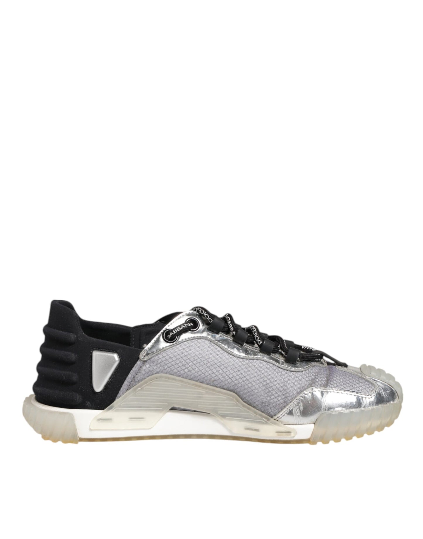 Dolce & Gabbana Multicolor Silber Logo Low Top NS1 Turnschuhe Schuhe