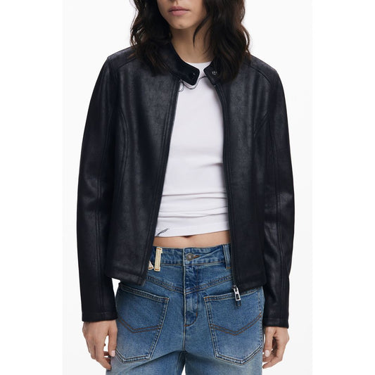 Desigual Schwarze Polyester Damen Jacke