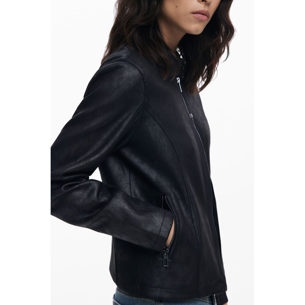 Desigual Schwarze Polyester Damen Jacke
