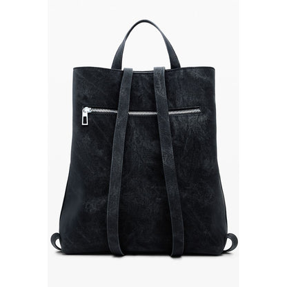Desigual Schwarzer Polyethylen-Rucksack für Frauen