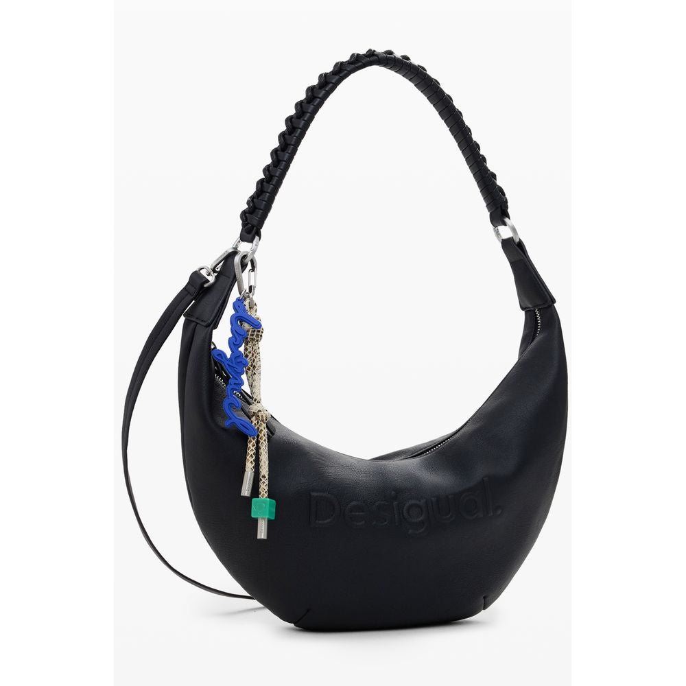 Desigual Schwarz Polyethylen Frauen Handtasche