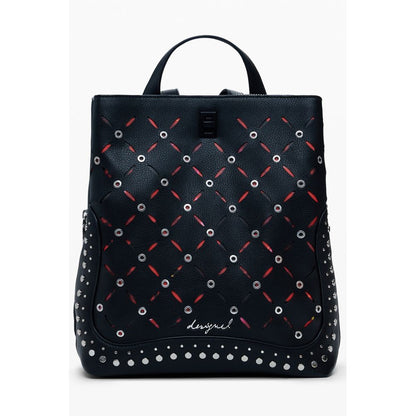 Desigual Schwarzer Polyethylen-Rucksack für Frauen