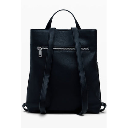 Desigual Schwarzer Polyethylen-Rucksack für Frauen