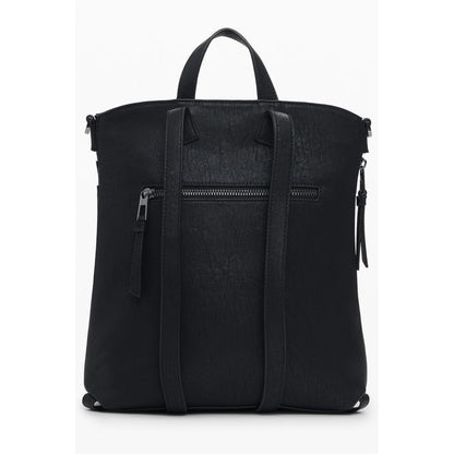 Desigual Schwarzer Polyethylen-Rucksack für Frauen