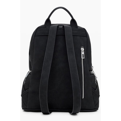 Desigual Schwarzer Polyethylen-Rucksack für Frauen
