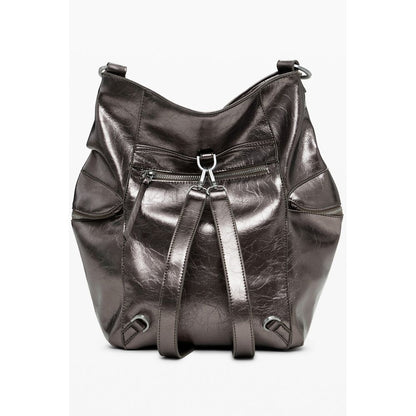 Desigual Bronze Polyethylen Frauen Rucksack