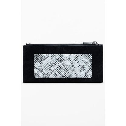 Desigual Schwarzes Polyethylen Portemonnaie für Frauen
