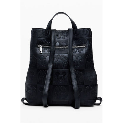 Desigual Schwarzer Polyethylen-Rucksack für Frauen