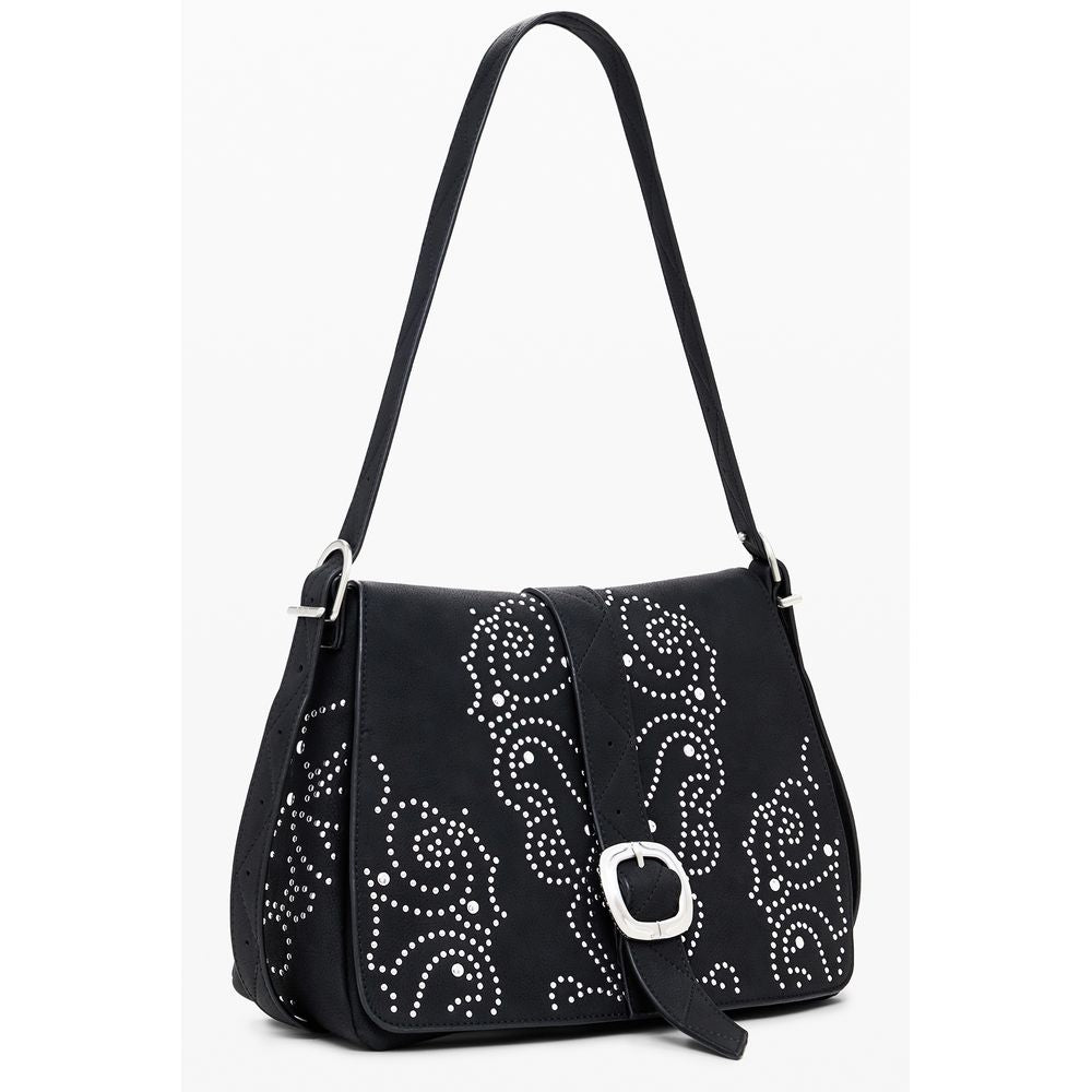 Desigual Schwarz Polyethylen Frauen Handtasche