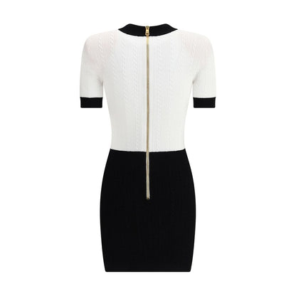 Balmain Midikleid mit Flechtmuster