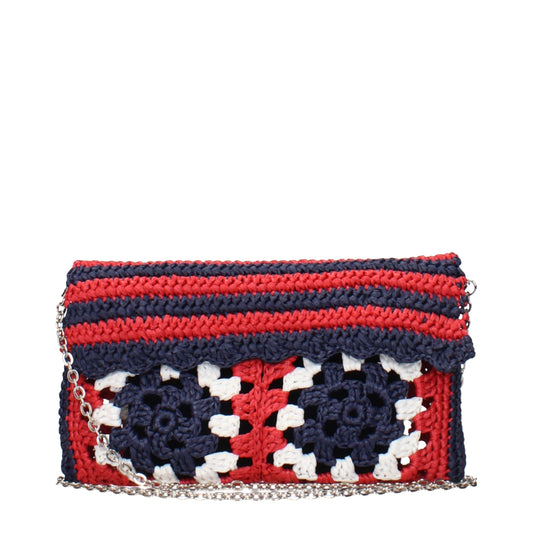 Miu Miu Multicolor Raffia Clutch Taschen