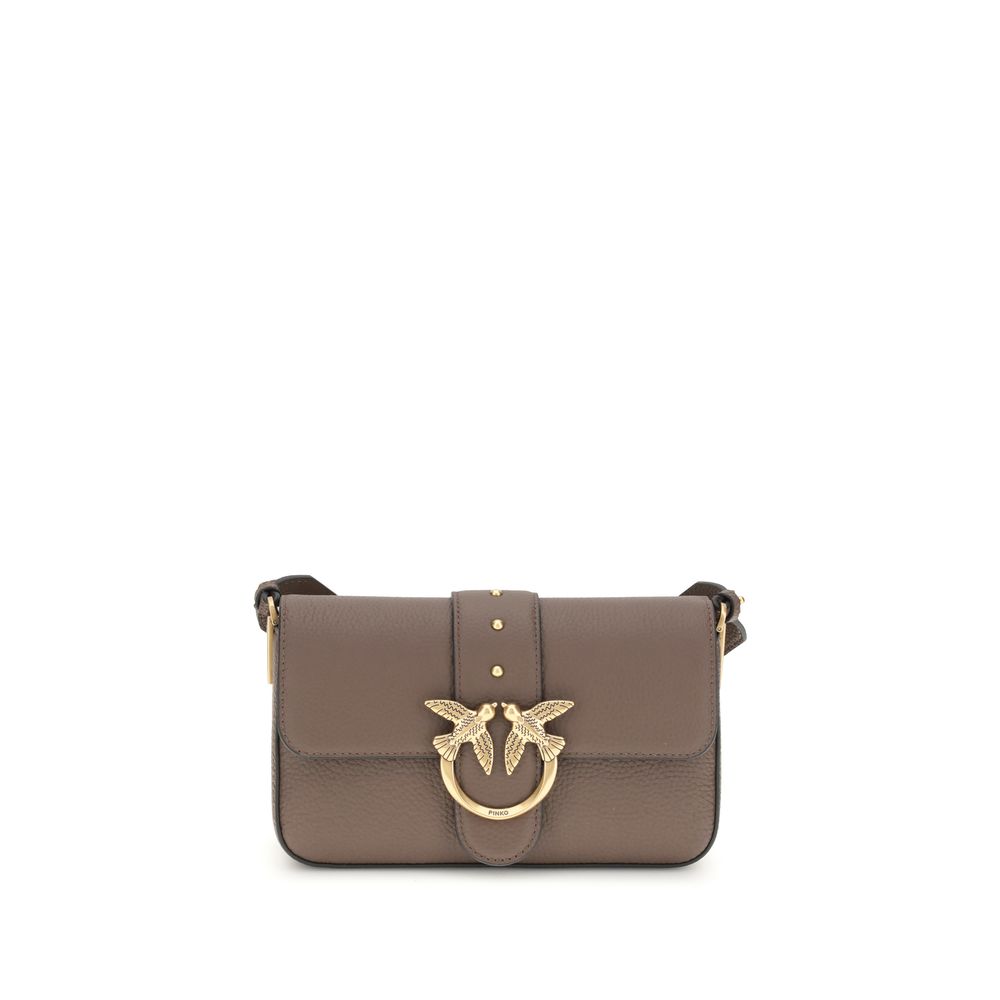 PINKO Love Leder Umhängetasche