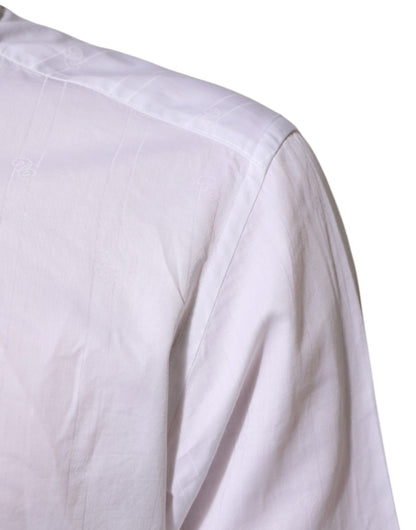 Dolce & Gabbana Weißes Baumwollhemd MARTINI für Männer Formal Dress Shirt