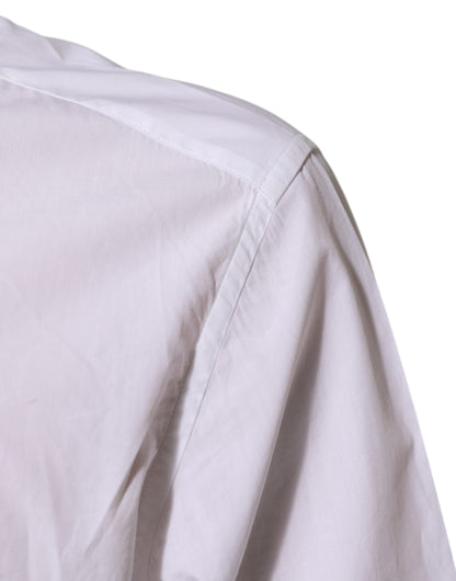 Dolce & Gabbana Weißes Baumwollhemd MARTINI für Männer Formal Dress Shirt