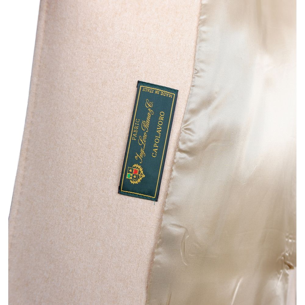 Made in Italy Beige Wolljacken &amp