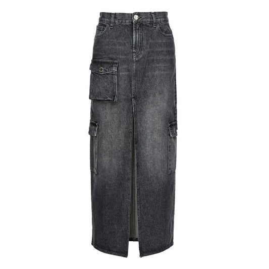 PINKO Schwarzer Baumwollrock