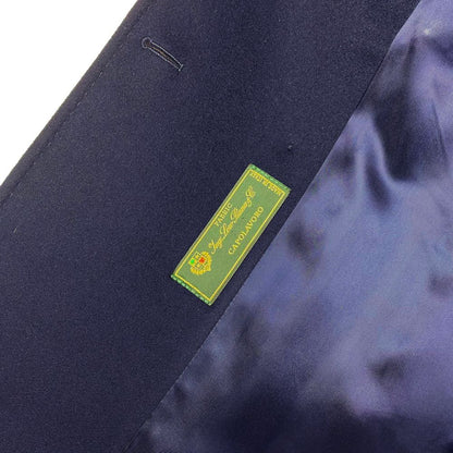 Made in Italy Blauer Wollmantel für Frauen