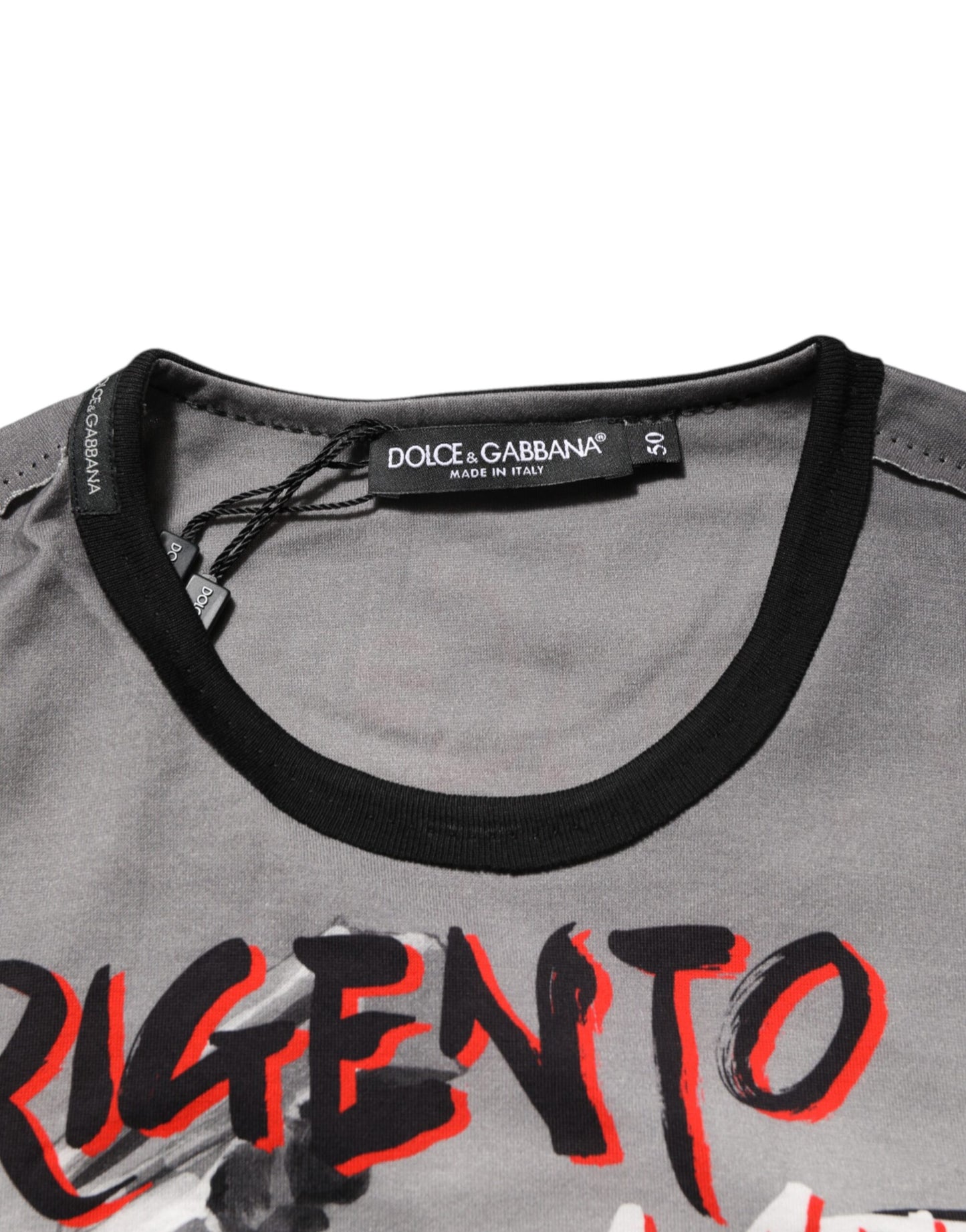Dolce & Gabbana Multicolor Agrigento Tanz Jazz Musik Print T-Shirt