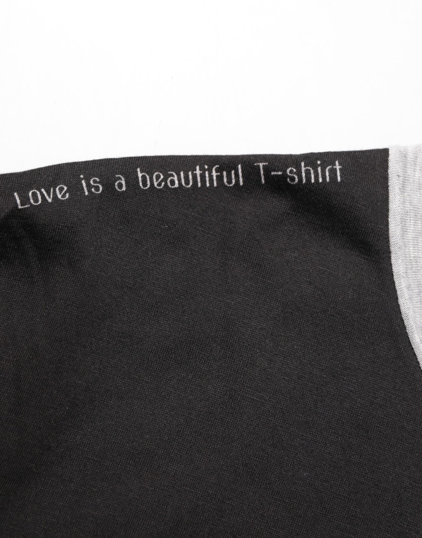 Dolce & Gabbana Schwarzes T-Shirt mit Rundhalsausschnitt aus Baumwolle mit Logodruck für Männer