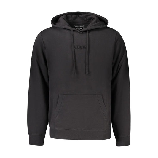 Guess Jeans Schwarzer Baumwoll-Hoodie für Männer