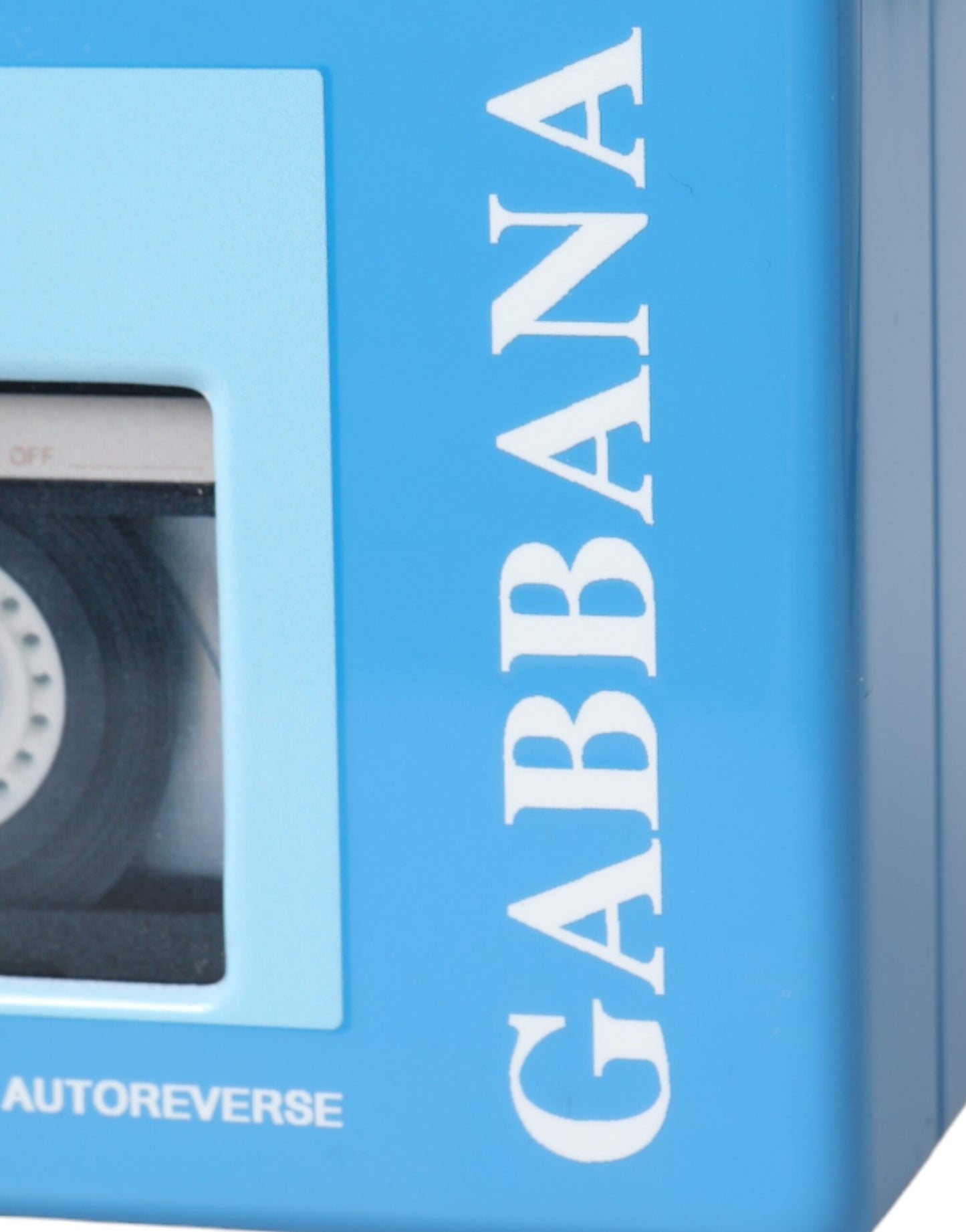 Dolce & Gabbana Blau Silber Holz Walkman Box Clutch Schulter Tasche Borse