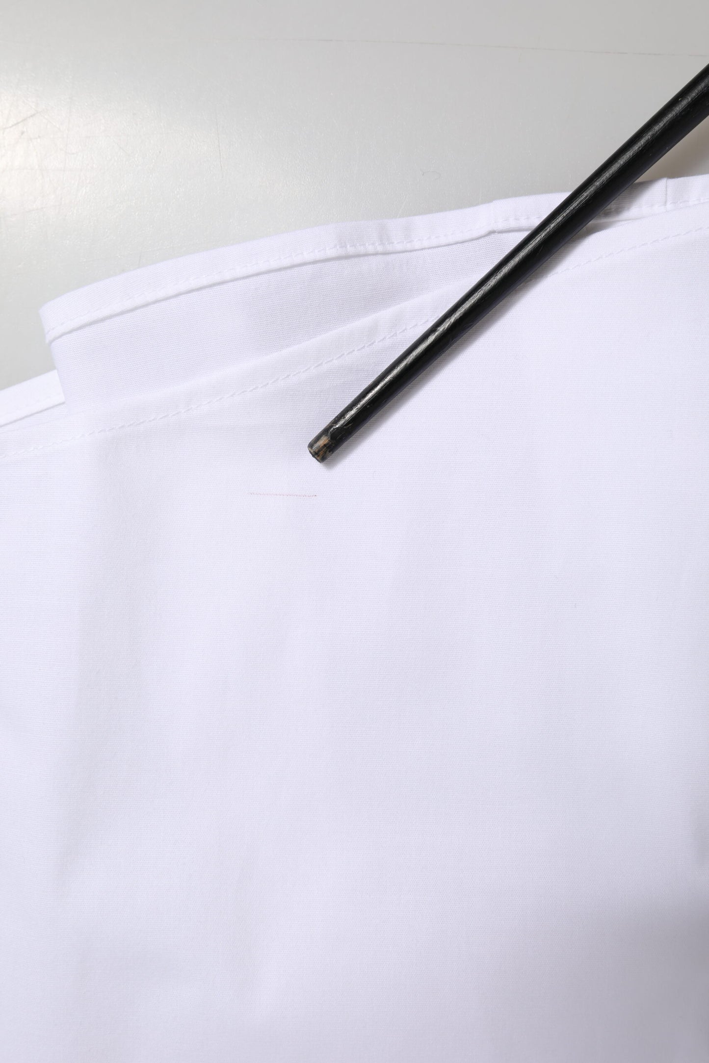 Dolce & Gabbana Weißes Baumwollhemd mit Kragen Formales Oberteil