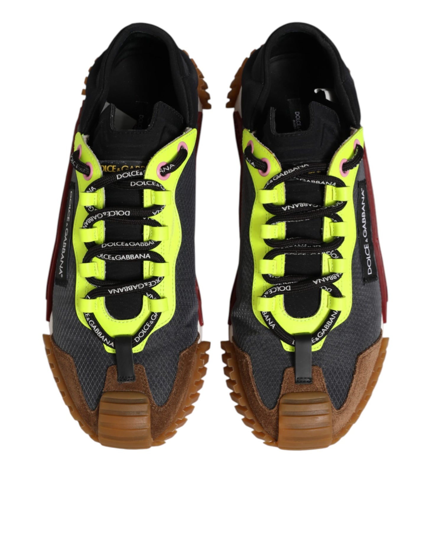 Dolce & Gabbana Multicolor Nylon Low Top NS1 Turnschuhe Schuhe