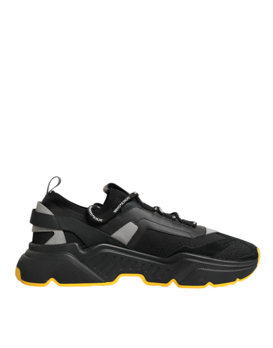 Dolce & Gabbana Schwarz Daymaster Low Top Männer Turnschuhe Schuhe