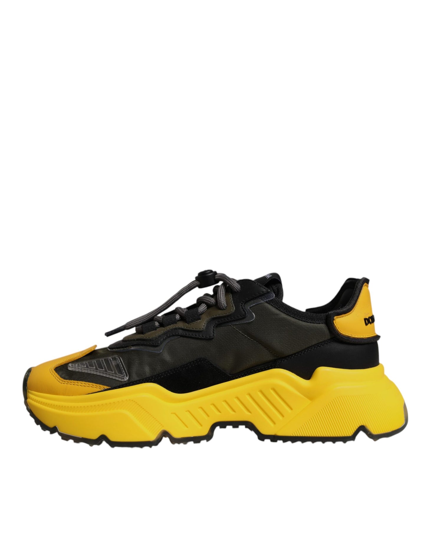 Dolce & Gabbana Schwarz Gelb Daymaster Low Top Sneakers Schuhe