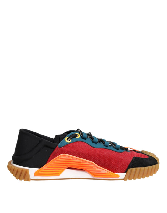 Dolce & Gabbana Multicolor Nylon Low Top NS1 Turnschuhe Schuhe
