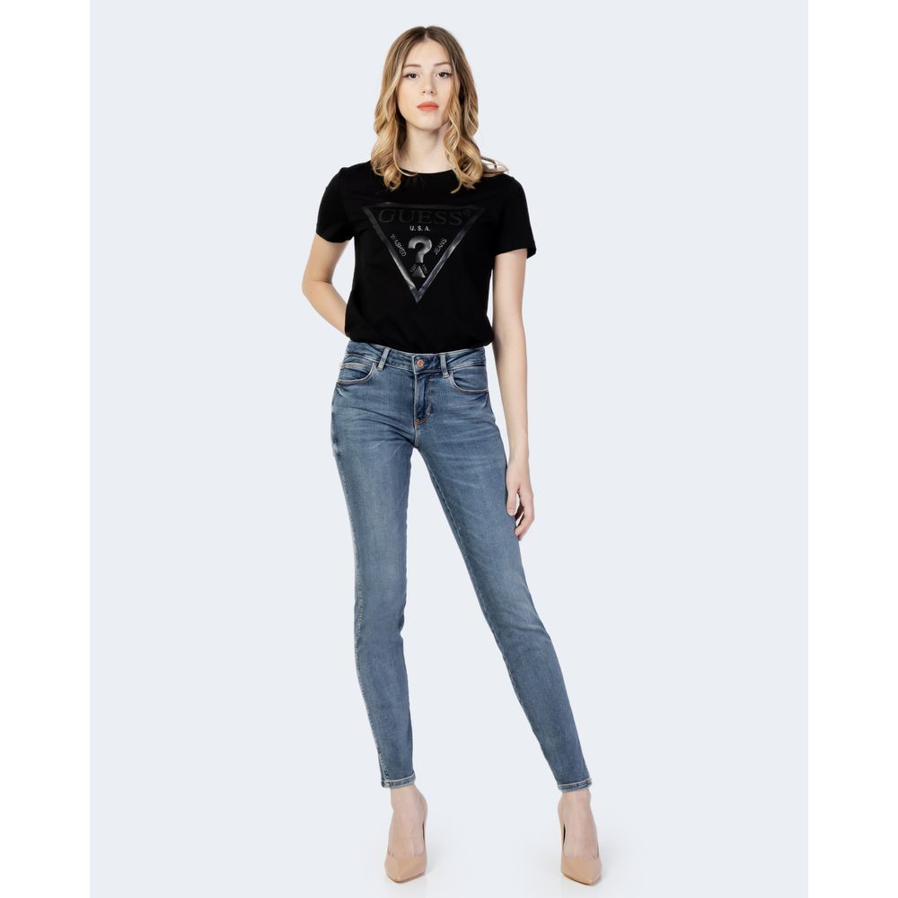 Guess Blaue Baumwoll-Skinny-Jeans