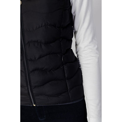 EA7 Emporio Armani Schwarze Polyester Sleveless Jacke