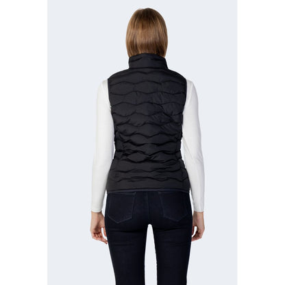 EA7 Emporio Armani Schwarze Polyester Sleveless Jacke