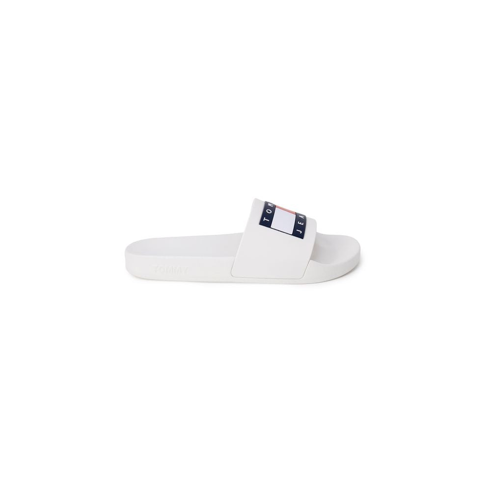 Tommy Hilfiger Jeans Pantoffel aus weißem Polyethylen