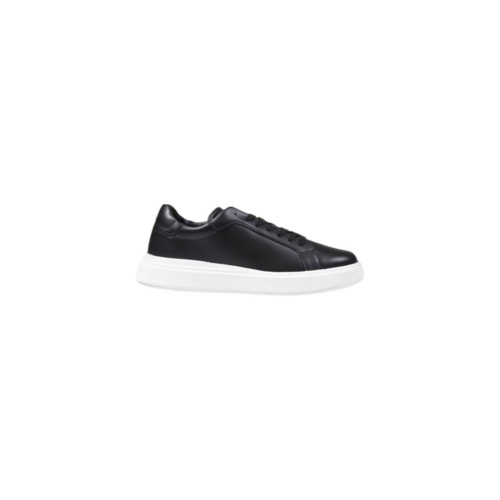 Calvin Klein Schwarzer Leder-Sneaker