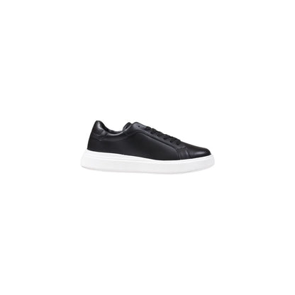 Calvin Klein Schwarzer Leder-Sneaker