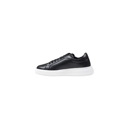 Calvin Klein Schwarzer Leder-Sneaker