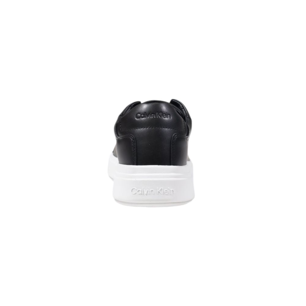 Calvin Klein Schwarzer Leder-Sneaker