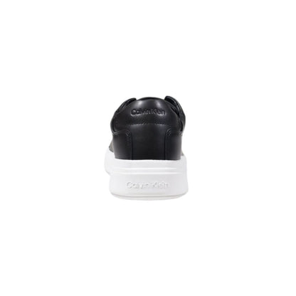 Calvin Klein Schwarzer Leder-Sneaker