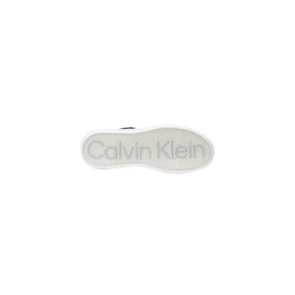 Calvin Klein Schwarzer Leder-Sneaker