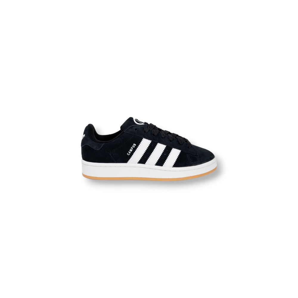 Adidas Schwarzer Leder-Sneaker