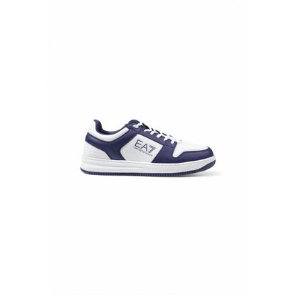 EA7 Emporio Armani Sneaker aus hellblauem Polyester