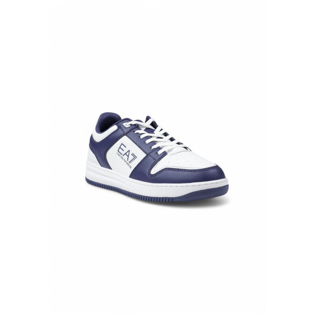 EA7 Emporio Armani Sneaker aus hellblauem Polyester