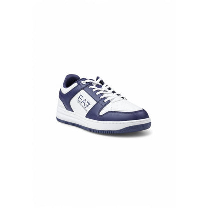 EA7 Emporio Armani Sneaker aus hellblauem Polyester