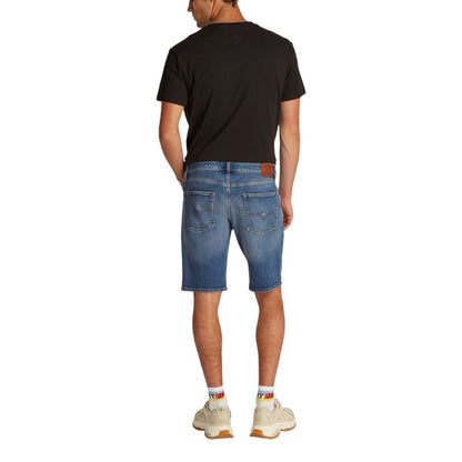 Tommy Hilfiger Jeans Blaue Bermudas aus recycelter Baumwolle