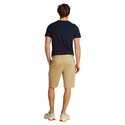 Tommy Hilfiger Jeans Beigefarbene Baumwoll-Bermudas
