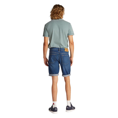 Calvin Klein Jeans Blaue Baumwoll-Bermudas