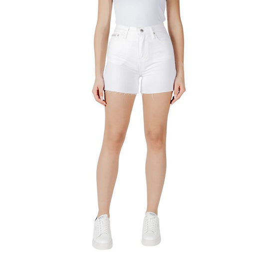 Calvin Klein Jeans Weiße Baumwollshorts