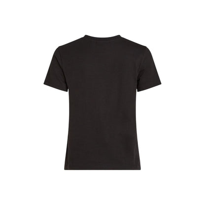 Calvin Klein Jeans Schwarzes T-Shirt aus recycelter Baumwolle